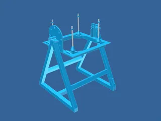 Maintenance Table 3D Model preview