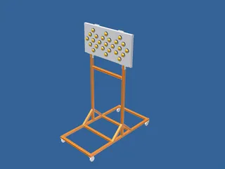 Highway Signal 3D Model preview
