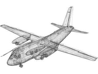 C-27J Spartan 3D Model preview
