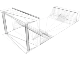 Halfpipe 3D Model preview