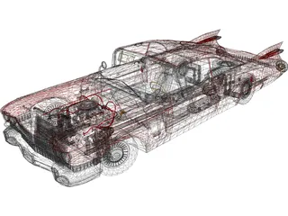 Cadillac Eldorado (1959) 3D Model preview