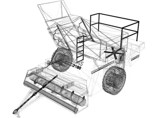 Amadas 2100 Farm Machine for Nuts 3D Model preview