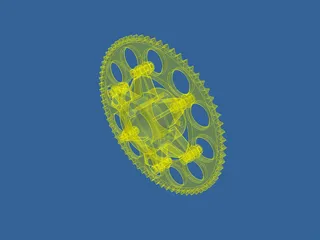 Sproket Gocart 3D Model preview