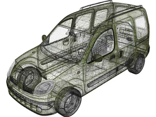 Renault Kangoo 3D Model preview
