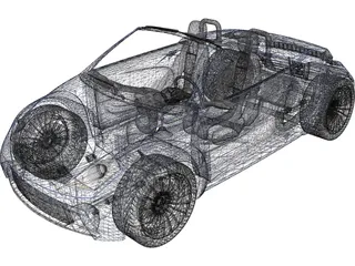 Ford Streetka 3D Model preview
