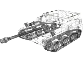 ASU-57 3D Model preview