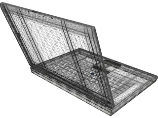 Laptop Dell Latitude 3D Model preview