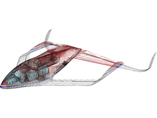 Experimental VTOL Plane 3D Model preview