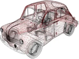 Renault (1948) 3D Model preview