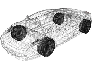 Lamborghini Gallardo 3D Model preview