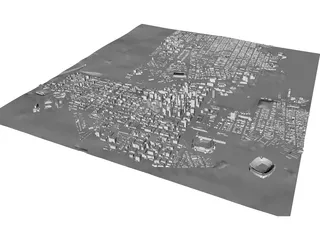 Baltimore City 3D Model preview