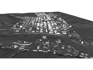 Austin City 3D Model preview