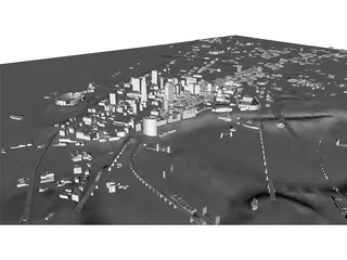 Cleveland City 3D Model preview