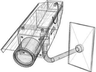 Security Camera 3D Model preview