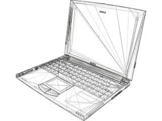 Laptop Sony 3D Model preview