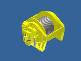 Winch 3D Model preview