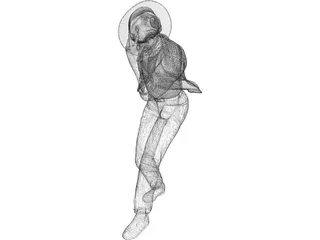 Michael Jackson 3D Model preview