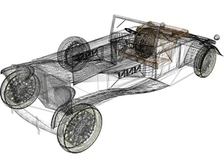 Roadster 3D Model preview