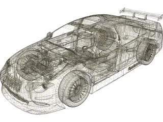 Chrysler 300M Tuning 3D Model preview