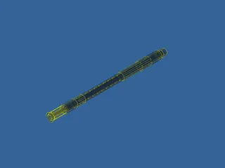 Smart Parts Paintball MilSim Barrel ION 3D Model preview
