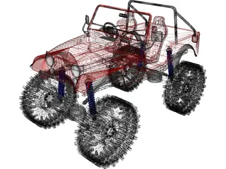 Jeep CJ-7 (1976) 3D Model preview