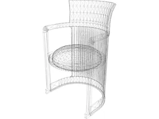 Chair Dinning Room 3D Model preview