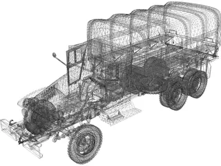 GMC Cckw 353 3D Model preview