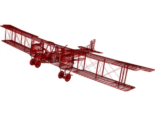 Gotha G.IV 3D Model preview