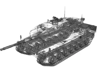 Leopard II 3D Model preview