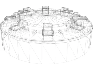 Base Colomn 3D Model preview