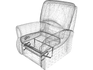 Lounger 3D Model preview