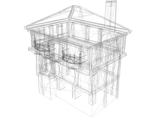 House 3D Model preview