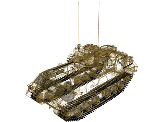 M2AB Infantry 3D Model preview