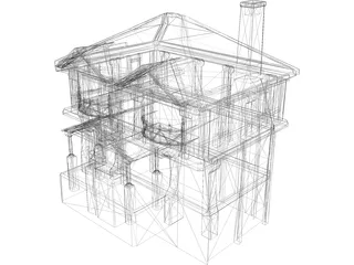 House 3D Model preview