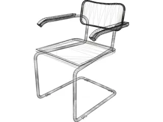 Chair Office 3D Model preview