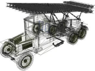 Katusha 3D Model preview