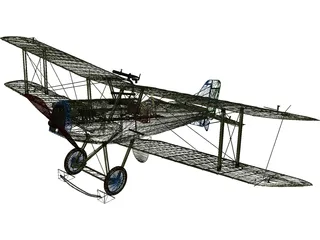 Royal Aircraft Factory S.E.5 (RAF) 3D Model preview