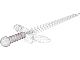 Zelda Sword 3D Model preview