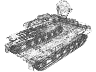 ZSU-23-4M Shilka 3D Model preview