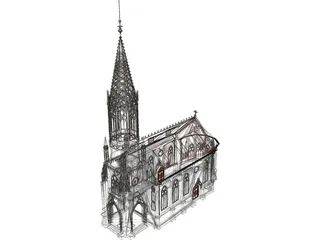 Stuttgart Berg 3D Model preview