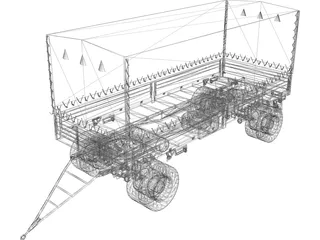Trailer 3D Model preview