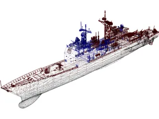 CG-49 Vincennes 3D Model preview