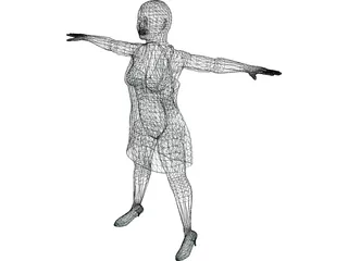 Woman 3D Model preview