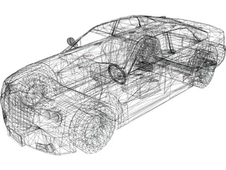 Chrysler 300C (2006) 3D Model preview