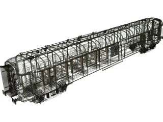Goods Van 3D Model preview