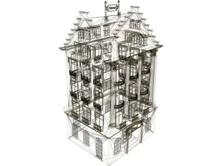 Hotel Great 3D Model preview