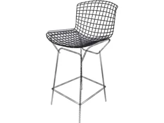 Bertoia Stool 3D Model preview