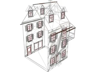House 3D Model preview