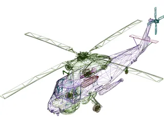 Kaman SH-2F Seasprite 3D Model preview