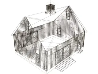 Machine Shed 3D Model preview
